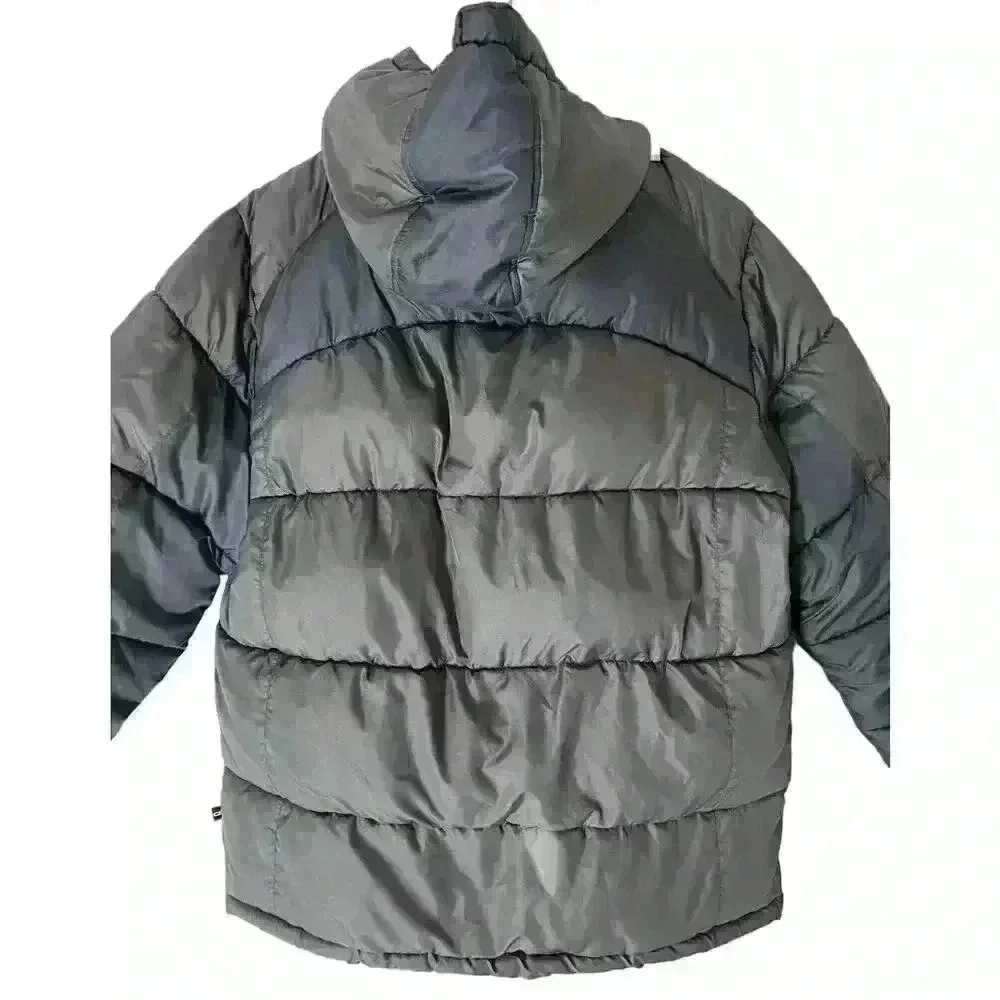 CB SPORTS Little Boys' XL(8-9) Gray Hooded Puffer Jacket w/ Hat NWT $85